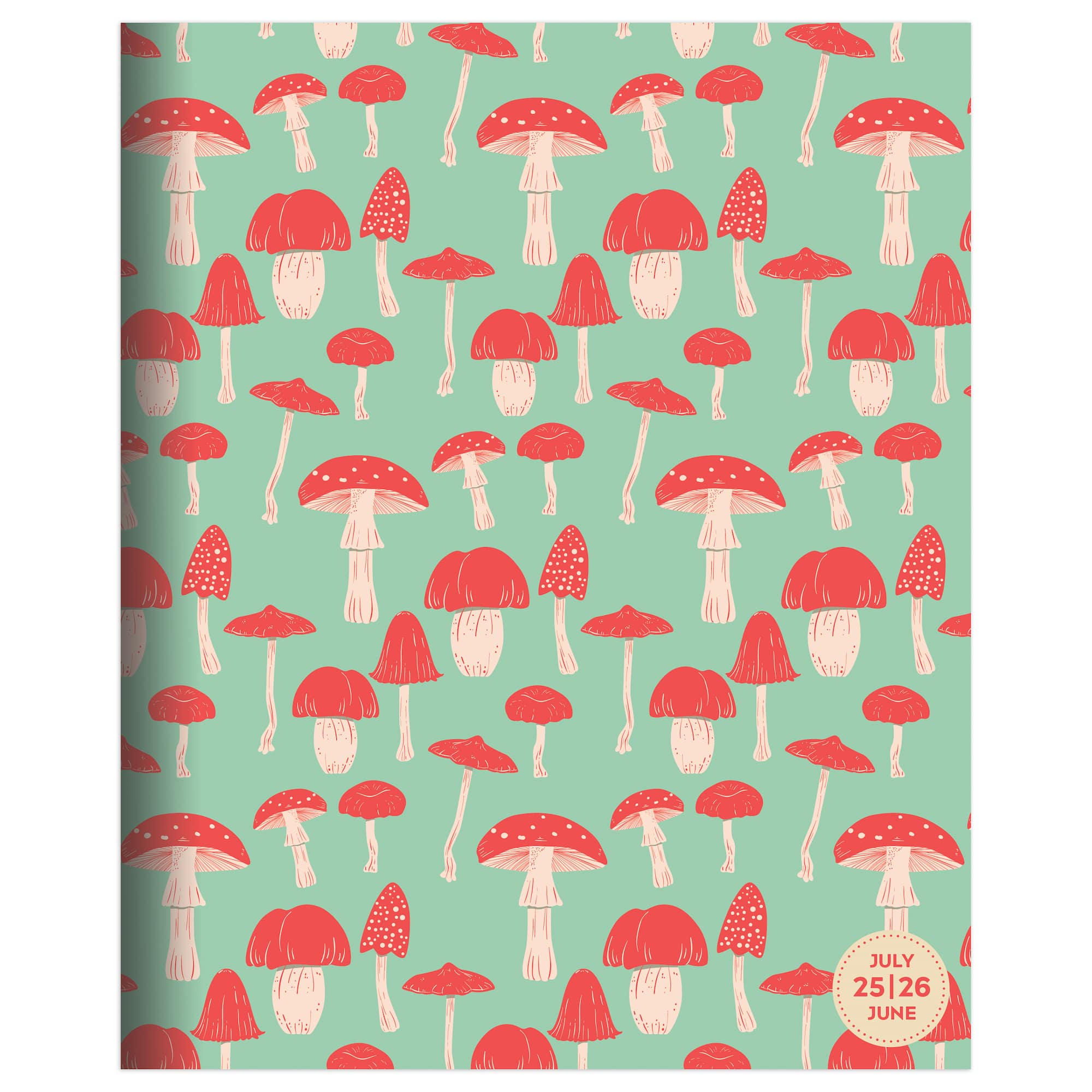 TF Publishing 2025-2026 Magic Mushroom Medium Monthly Planner